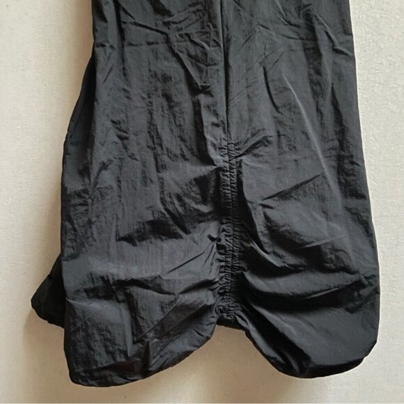 Oak + Fort Nylon ruched mini dress Sz S - Picture 3 of 8